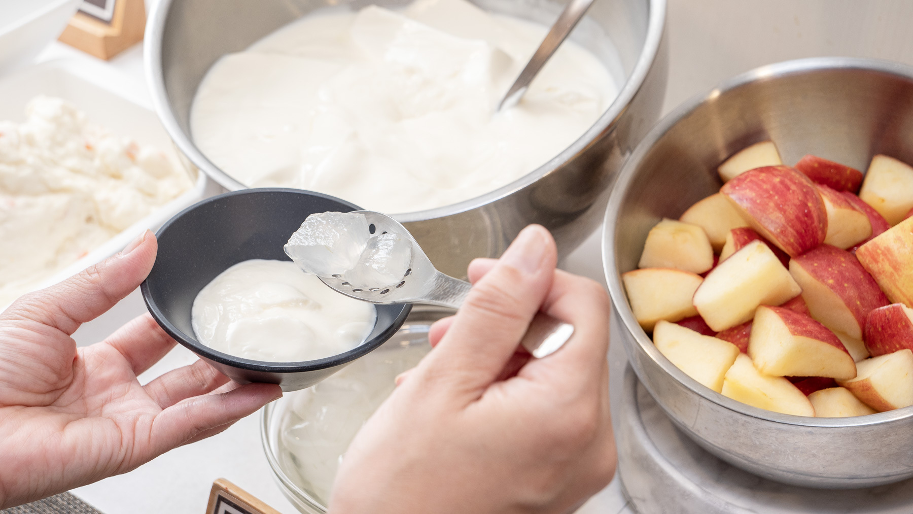 食後のデザートにヨーグルトをどうぞ♪