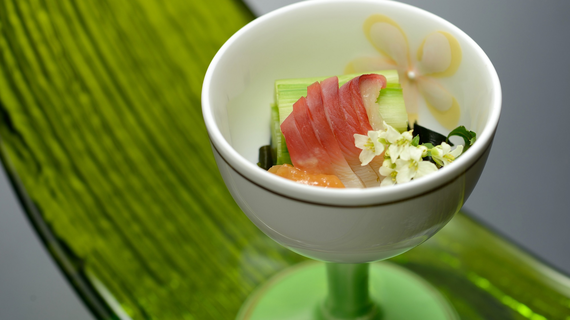 夕食一例先付け※季節・仕入れ状況によりメニューが変わります。