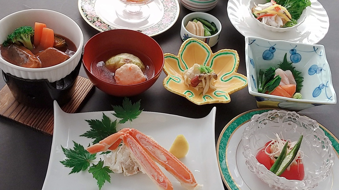 日本海のずわい蟹は甘さたっぷり