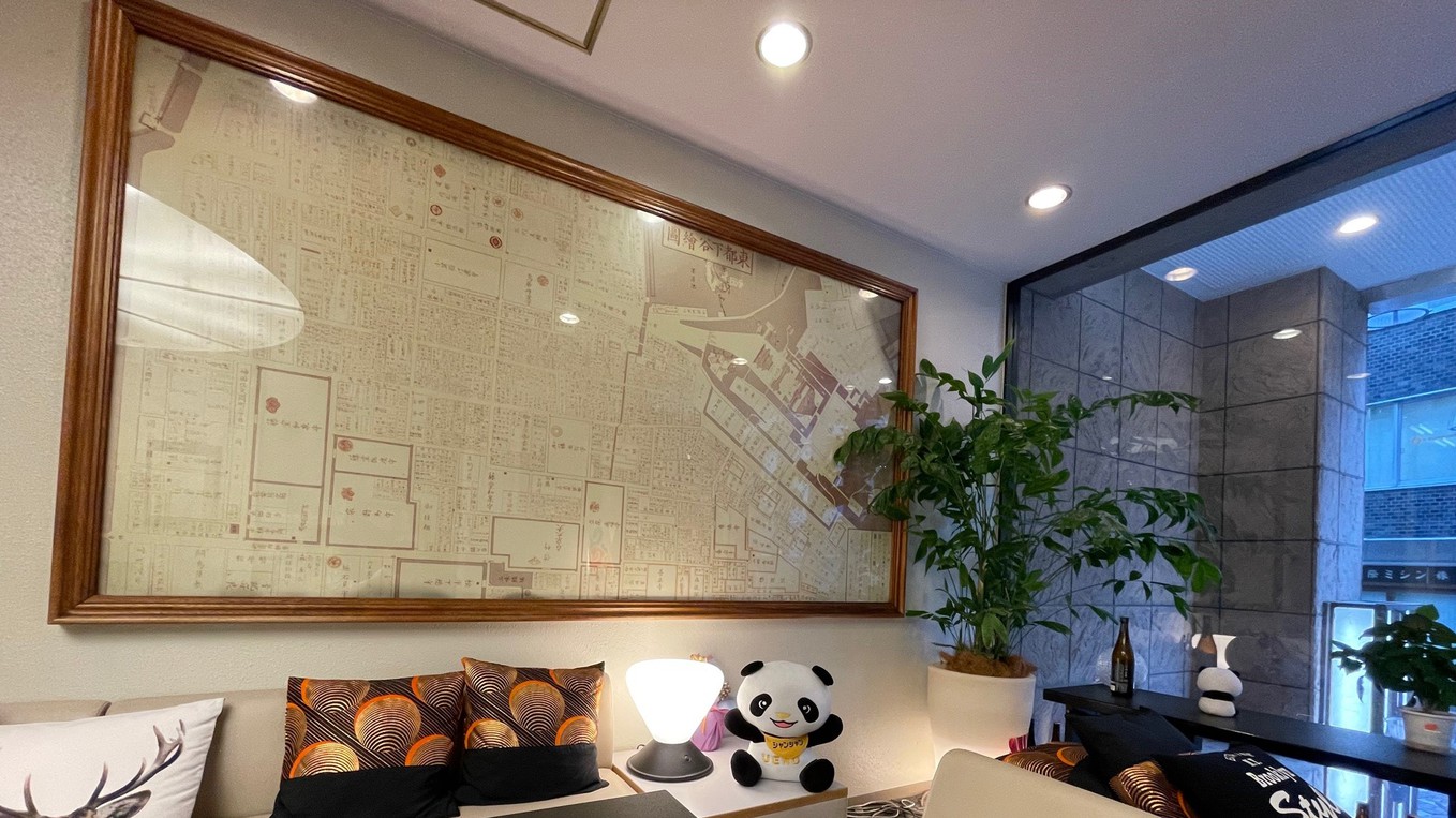 上野江戸時代古地図