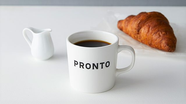 PRONTO 朝7：00よりOPENしております。