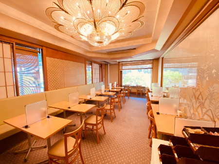 写真：朝食会場