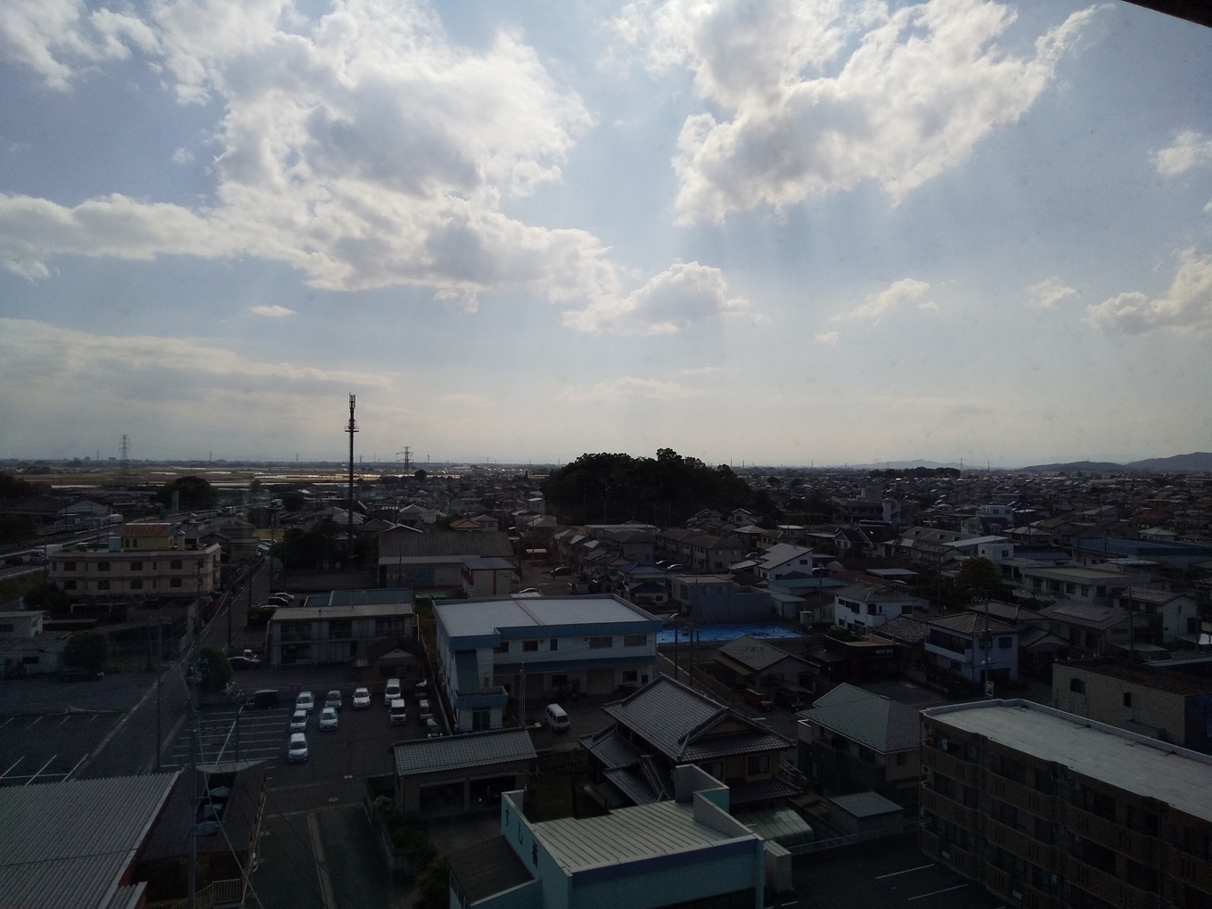 客室からの風景（西側）