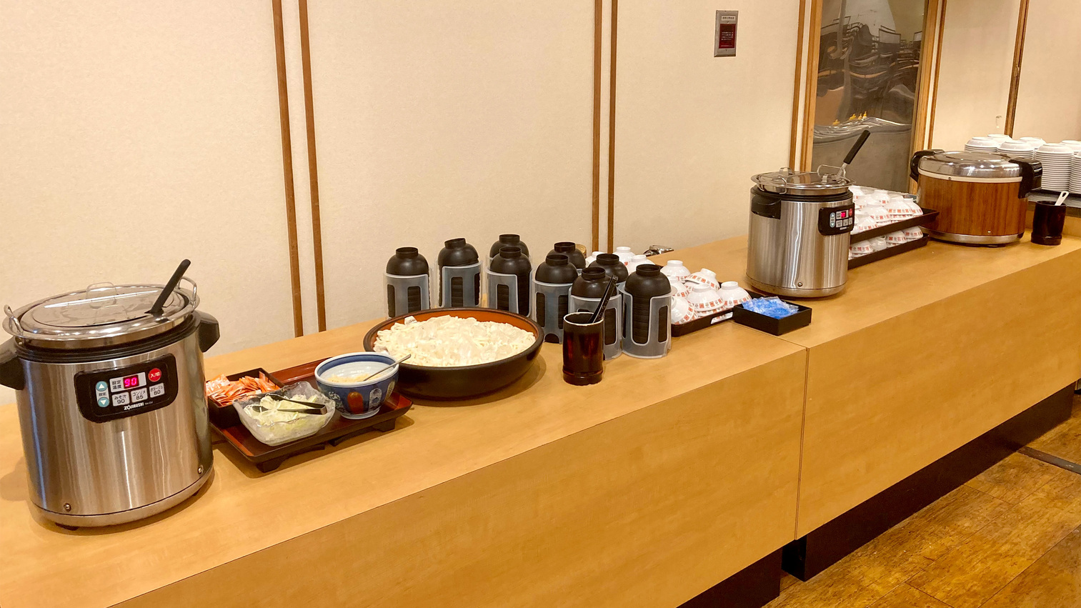 朝食バイキング一例
