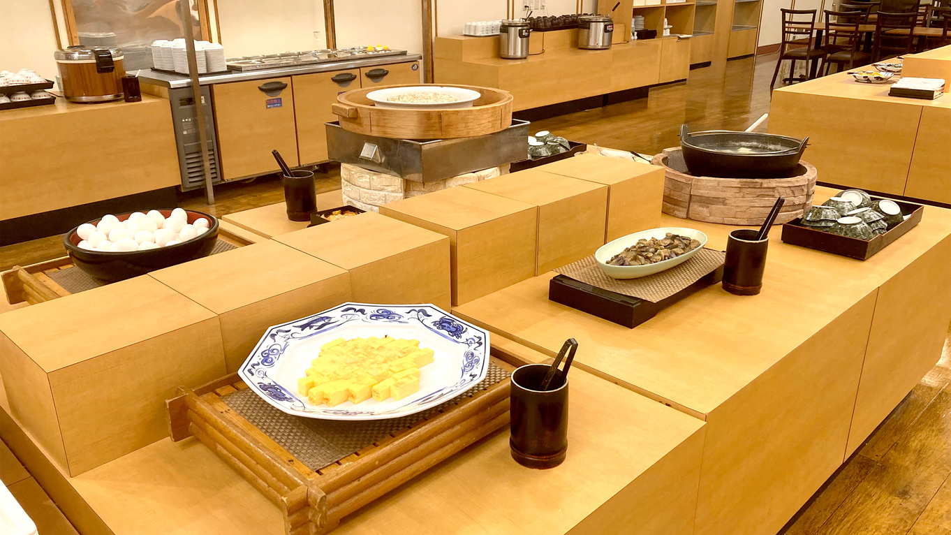 朝食バイキング一例