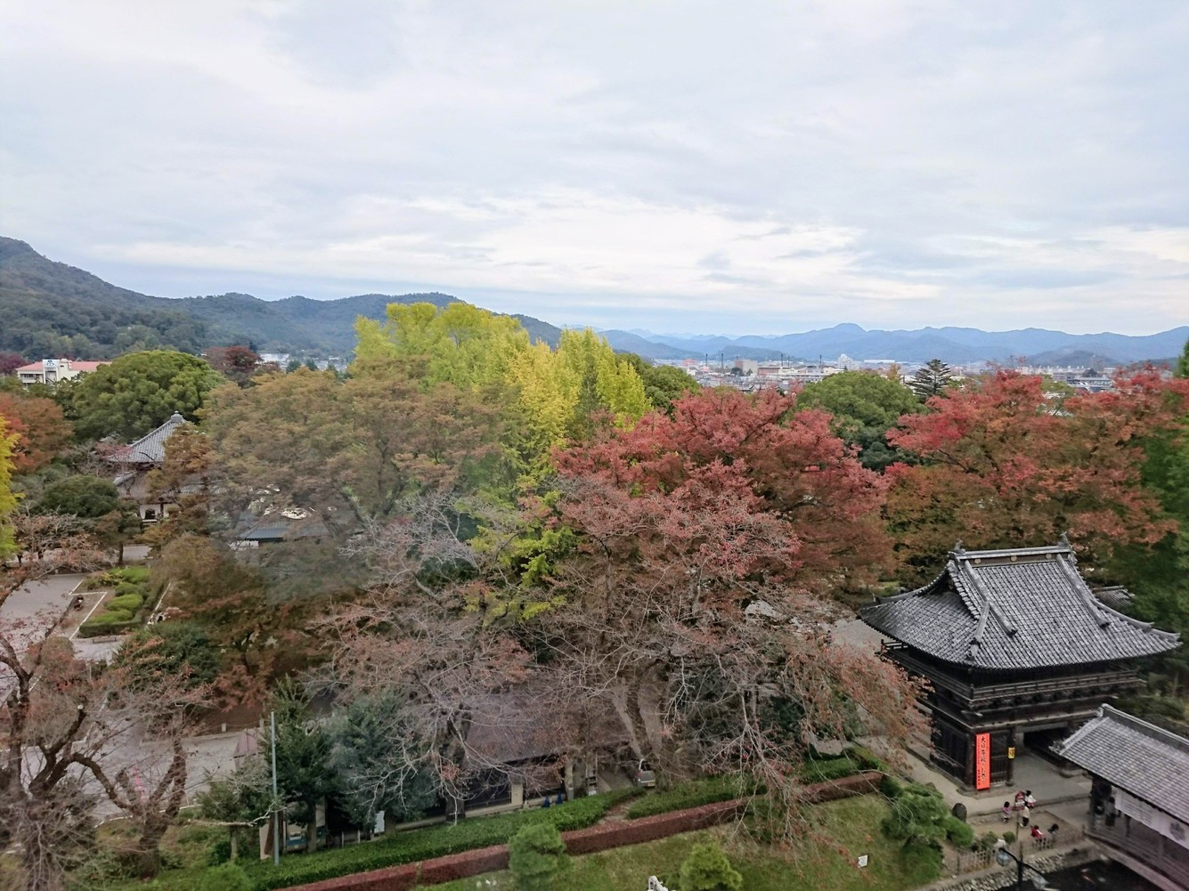 秋のばんな寺