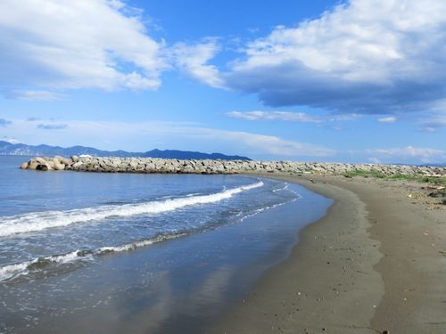 当店目の前に広がる海〜海水浴場〜