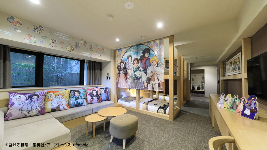 【鬼滅の刃コラボルーム】【客室露天風呂付】ロフトツインルーム（一例）