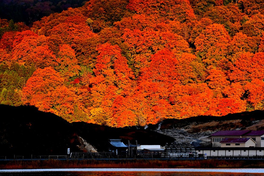 朝の恐山 