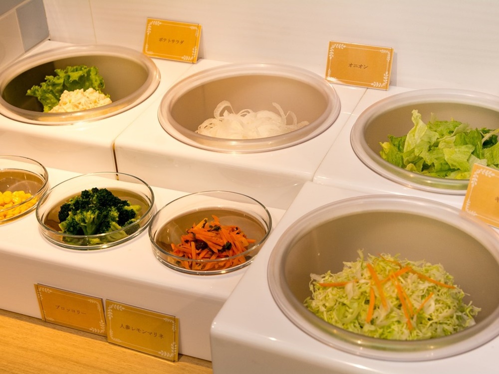 【朝食バイキング】メニュー例野菜サラダ