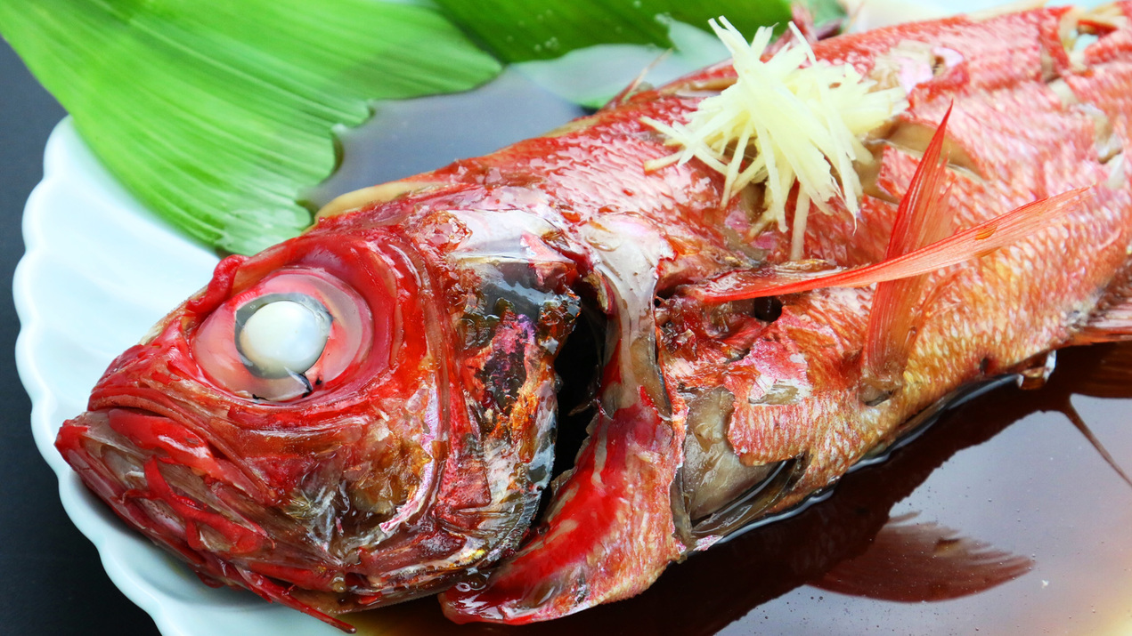 伊豆名物の金目鯛もご用意出来ます♪