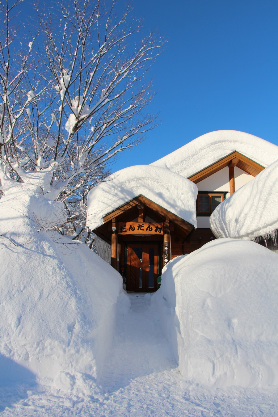 雪の管理棟