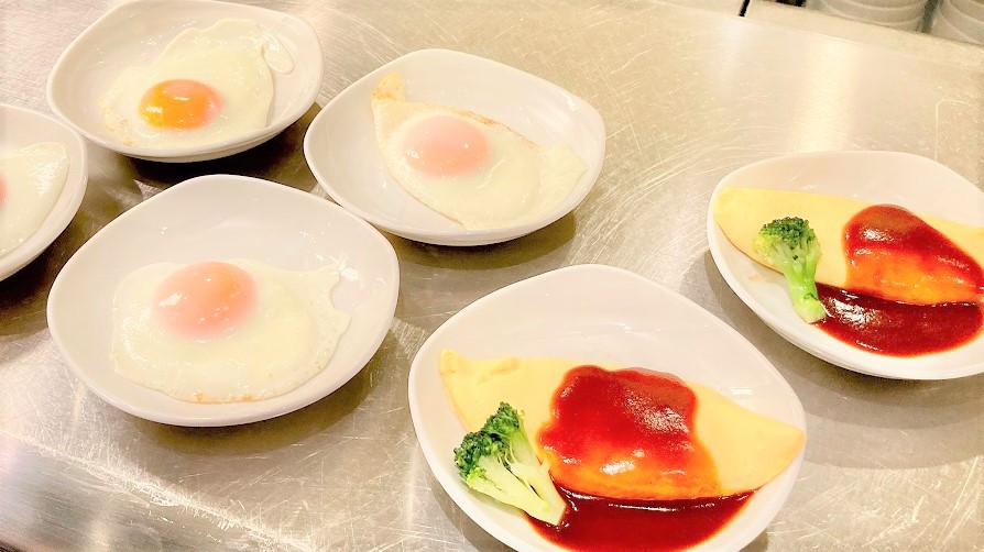 【朝食】オムレツなど卵料理ご用意しております(イメージ)！！