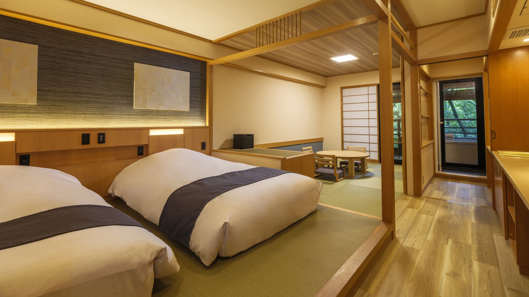 【檜温泉露天風呂付き和洋室】2025年春水の音リニューアル