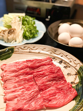 蔵王牛すき焼き