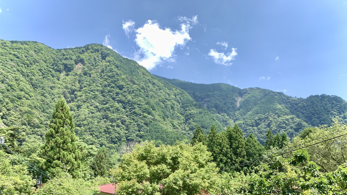 十枚山の間感動の山の景色