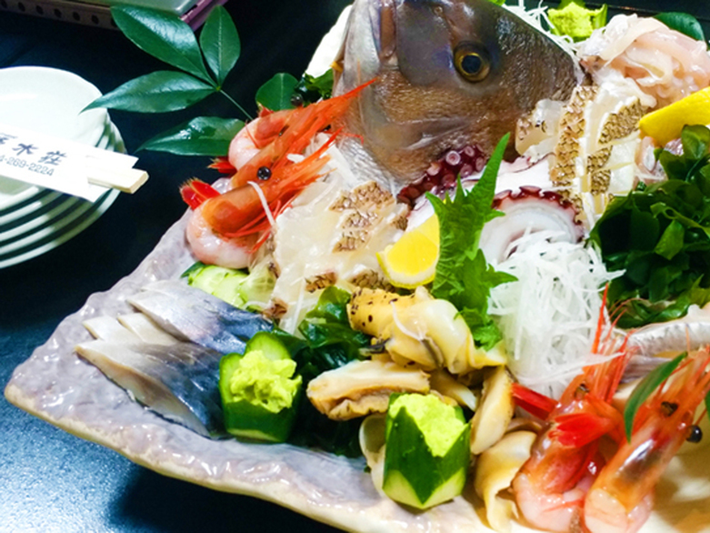20特注料理駿河湾の刺身盛り