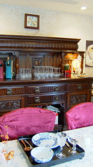 ラウンジ内のカウンター