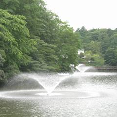 井の頭公園-池噴水
