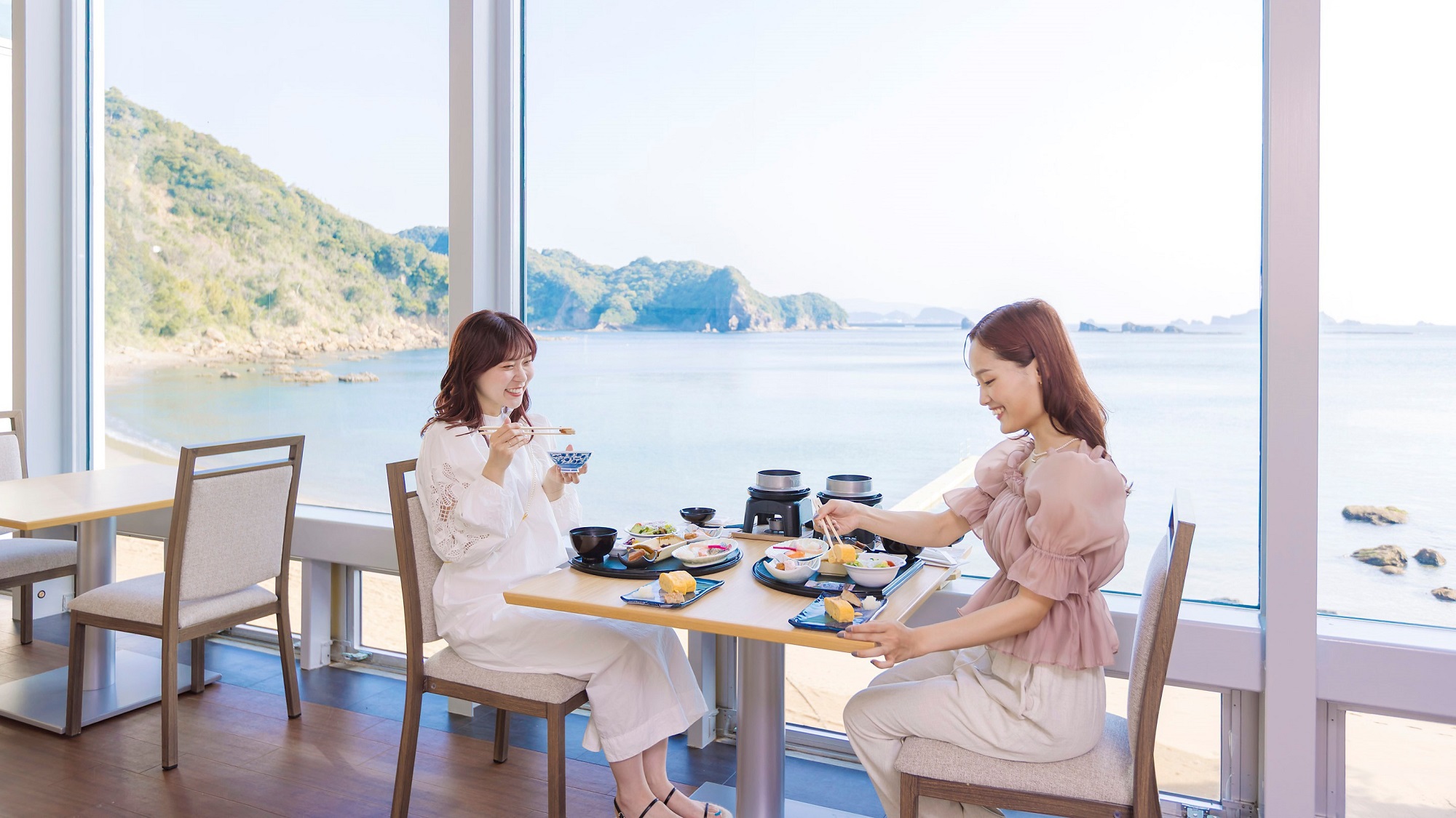 絶景朝食