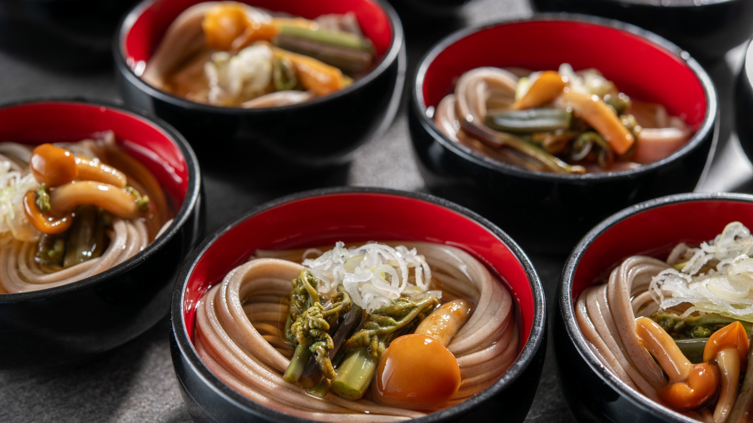 【朝食バイキング】わんこそば風