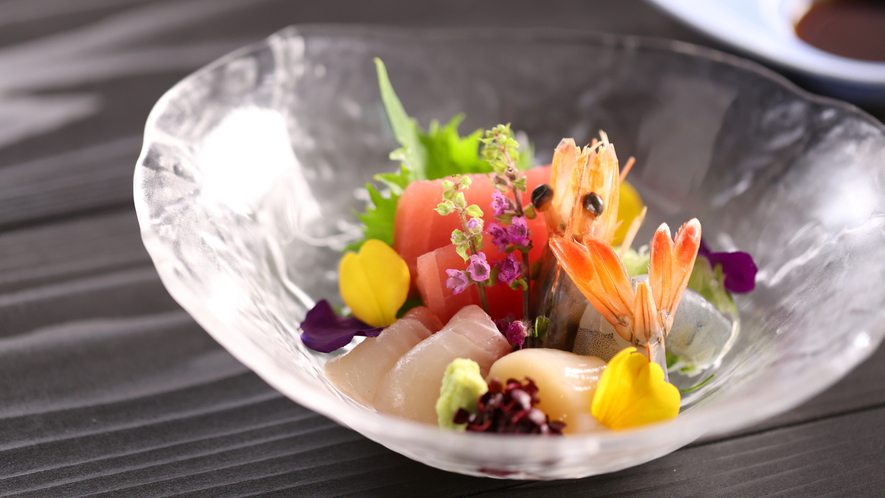【彩の料理 一例】お造里 海鮮盛り合わせ