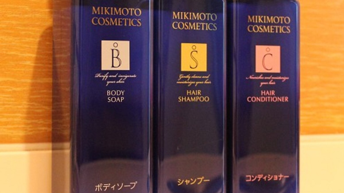 アメニティ【ミキモト コスメティックス】各お部屋と大浴場に♪