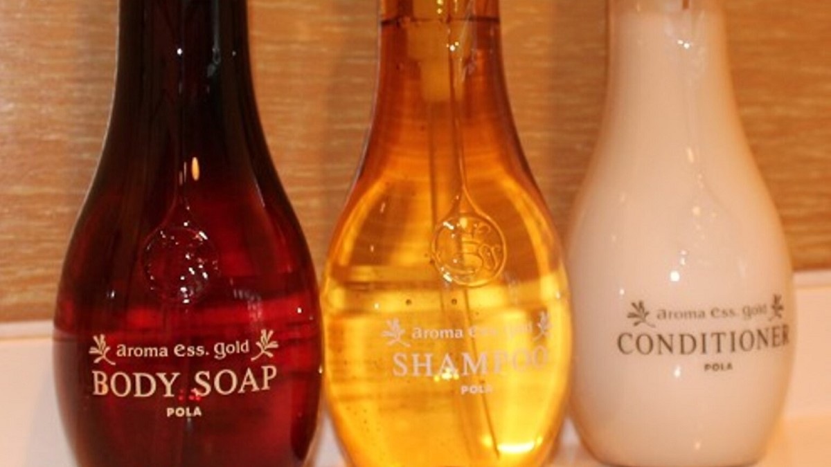 浴場アメニティ【アロマエッセ】男性・女性各浴場にご用意しております