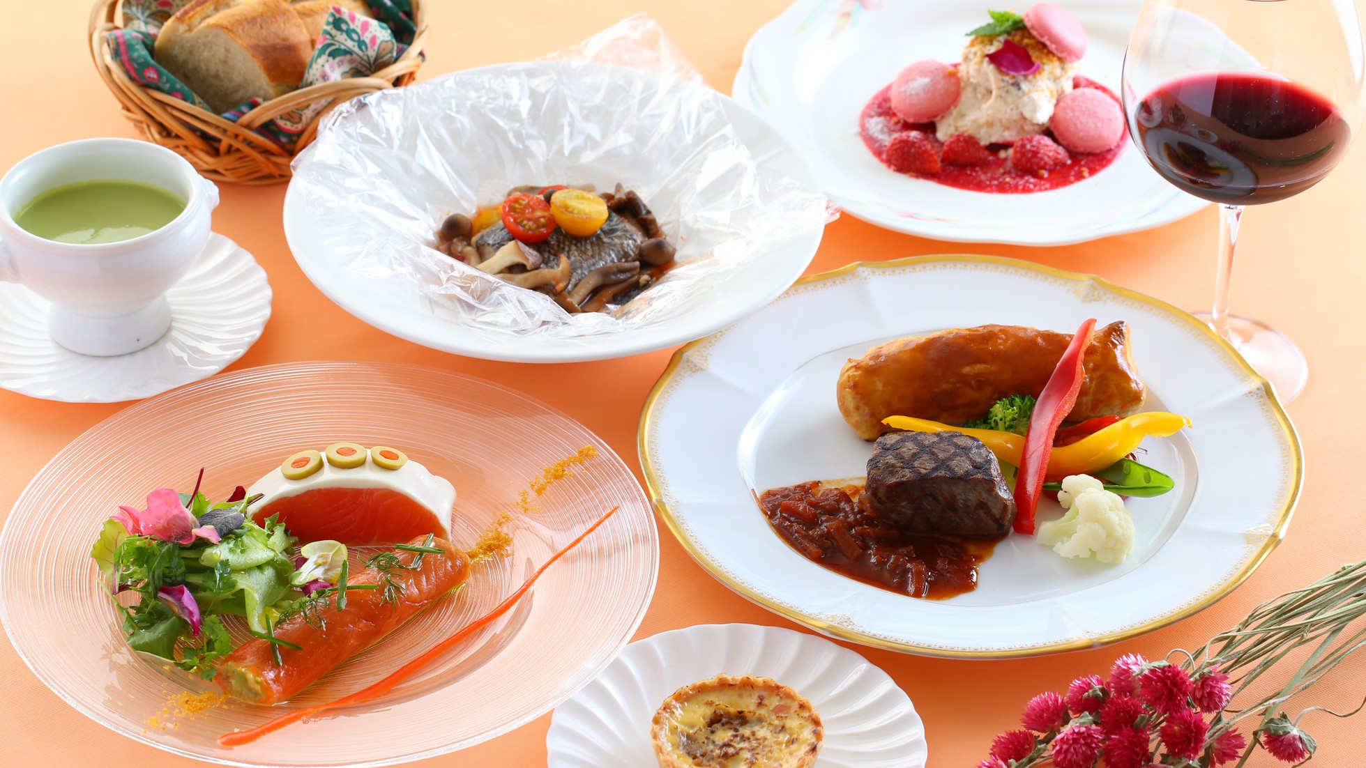 スタンダードプラン目でも舌でも楽しめるフレンチ