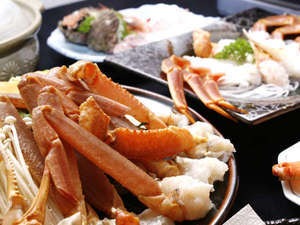 カニコースのお料理一例です。色々な味わい方でズワイ蟹をご堪能下さい。