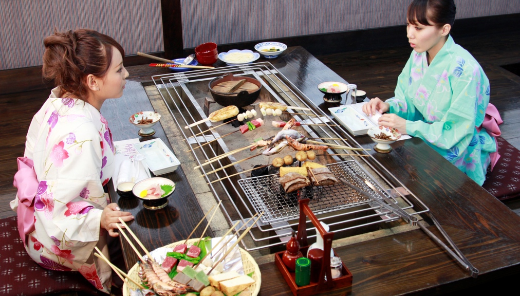 【女子旅】炉ばた料理♪おしゃべりしながら楽しめます