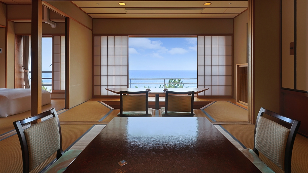 炬燵サロン付和洋室(10畳+TWベッド+炬燵サロン+内風呂)