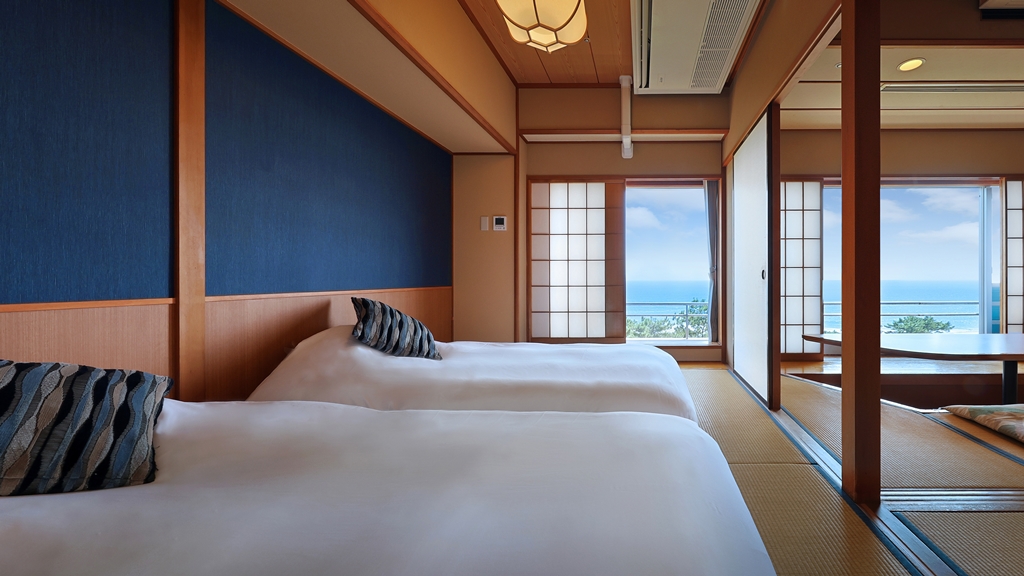 炬燵サロン付和洋室(10畳+TWベッド+炬燵サロン+内風呂)