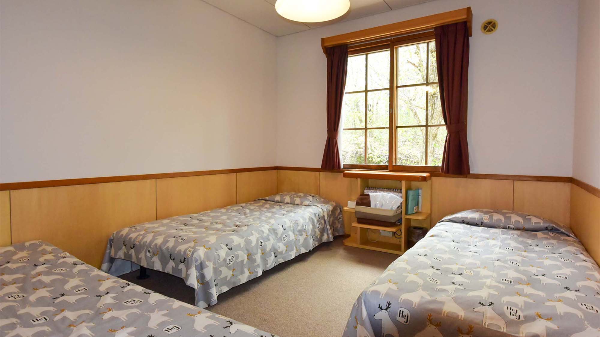 ・【客室一例】ベッドを3台設置したお部屋は友人同士のご旅行にも