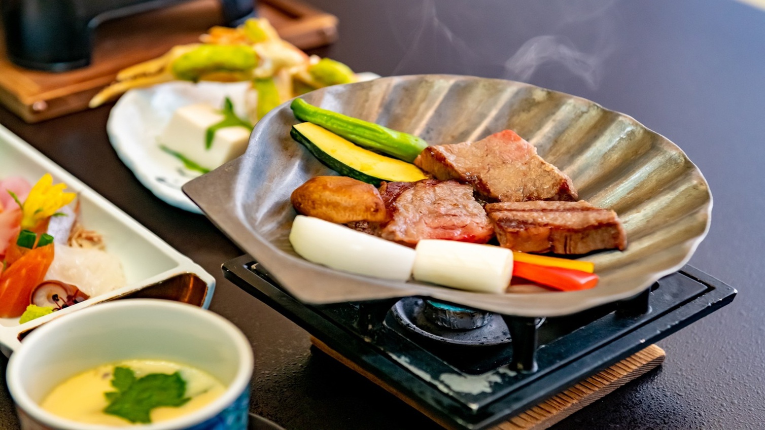 *千会席（グレートアップコース）/栃木の食材をふんだんに盛り込んだコースです