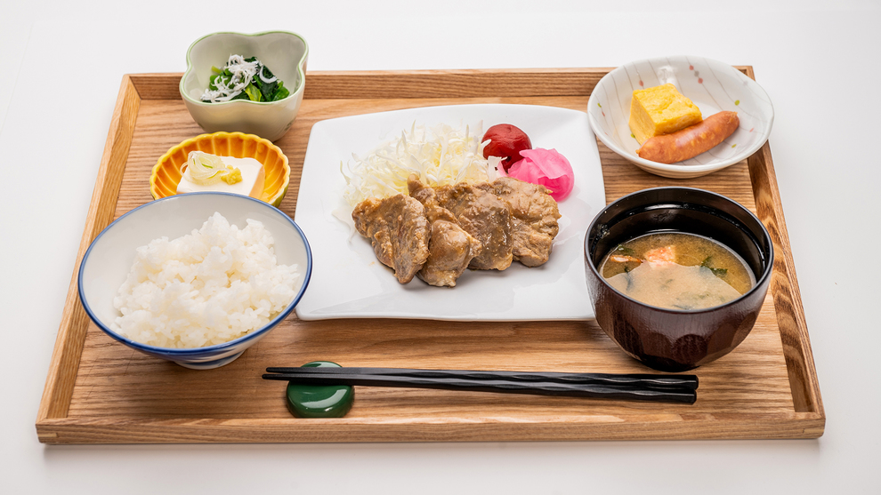 #朝食一例 手作りの朝食で一日の活力を！連泊でご利用の方も嬉しいメニュー