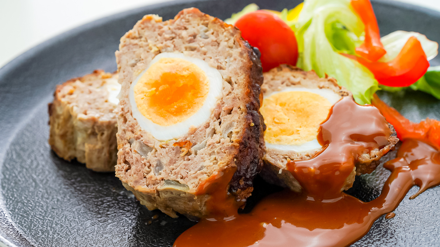 【おかず】 エッグinミートローフ（日替わりメニュー）