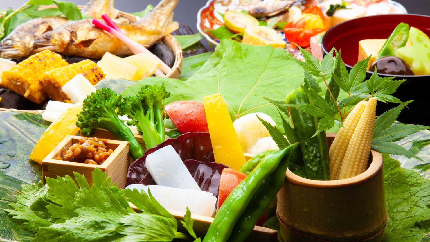 〜国産牛のワイン蒸し基本懐石〜夏のお料理イメージ