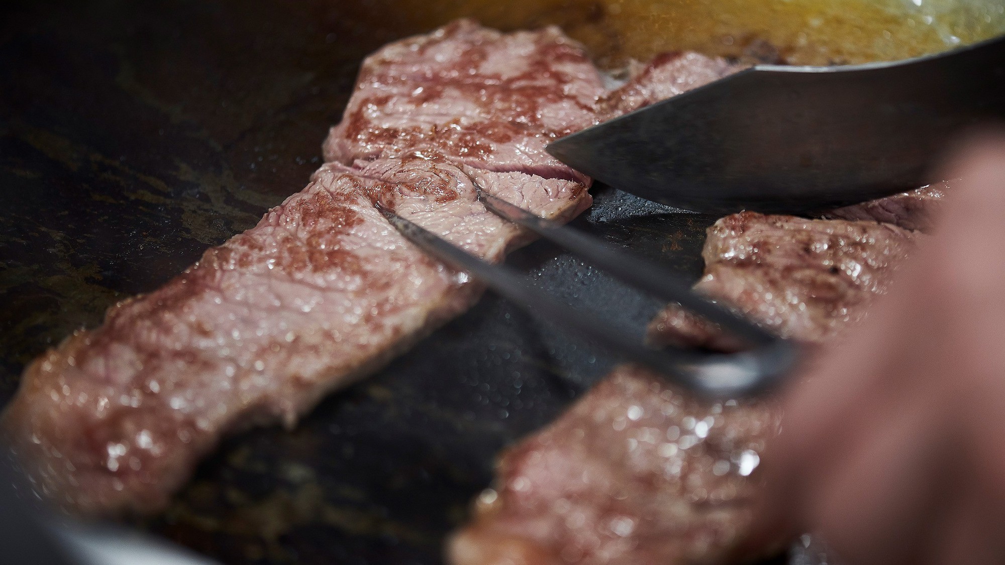 【夕食バイキング】肉料理のライブキッチン（イメージ）