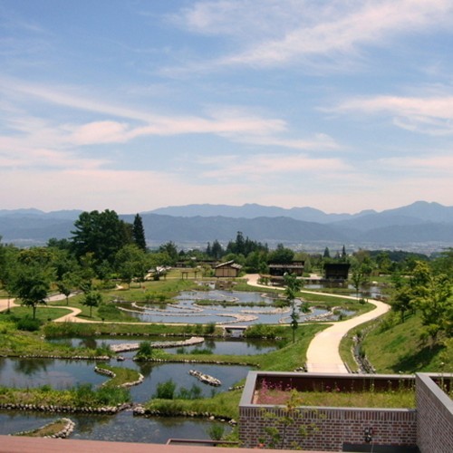 『国営アルプス安曇野公園(堀金地区)』水の庭園