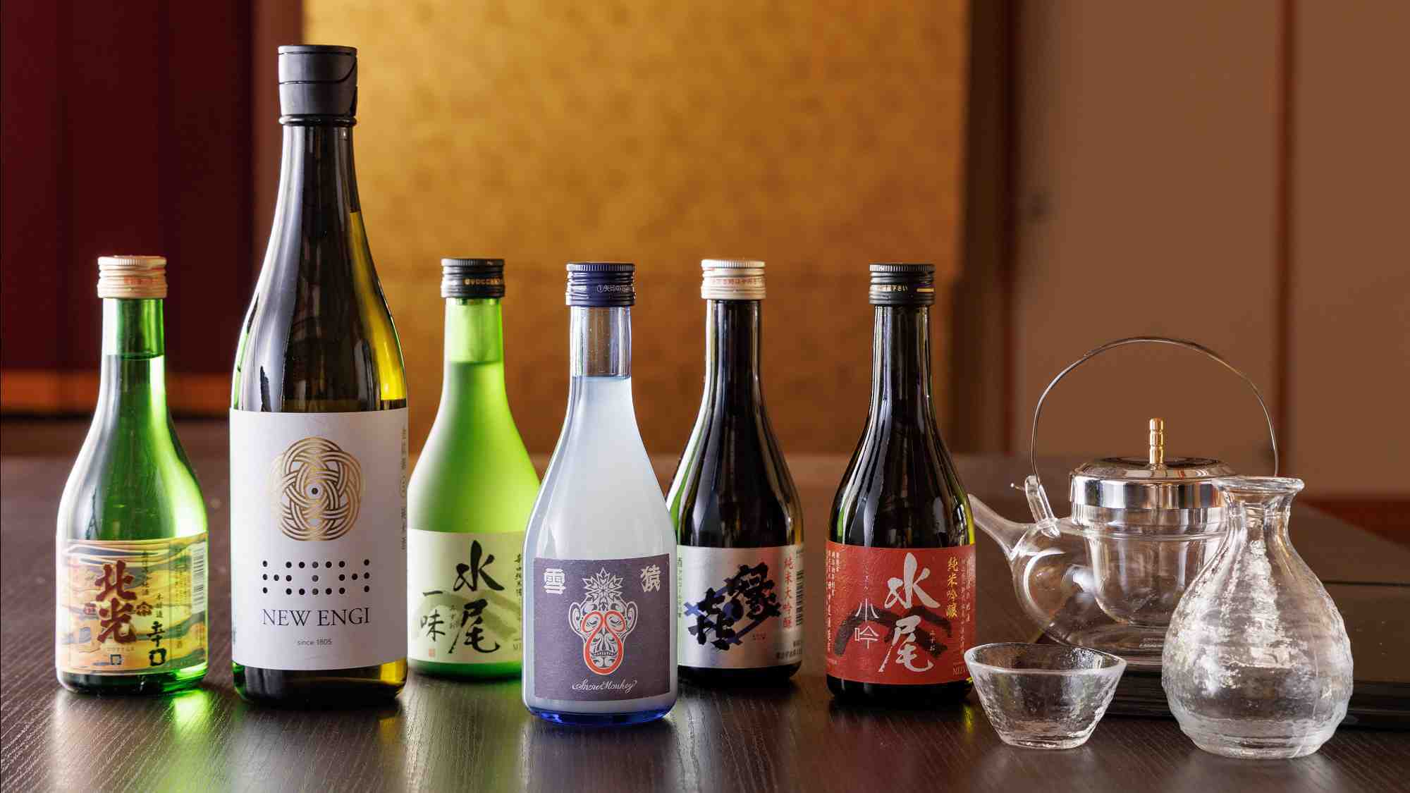 お料理と合わせて日本酒をどうぞ地元のお酒をご案内いたします