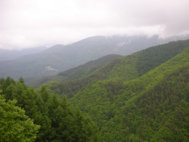 世界有数のパワースポット分杭峠からの眺め