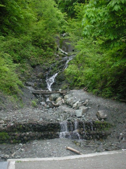 ゼロ磁場から歩いて１５分こちらで水を汲む方もいらっしゃいます