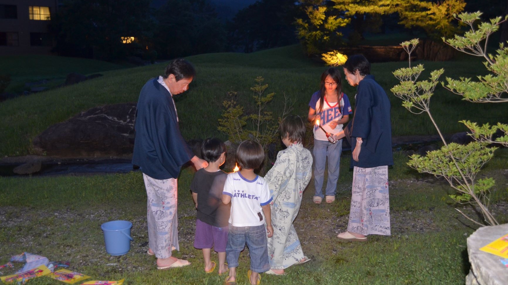 庭園花火