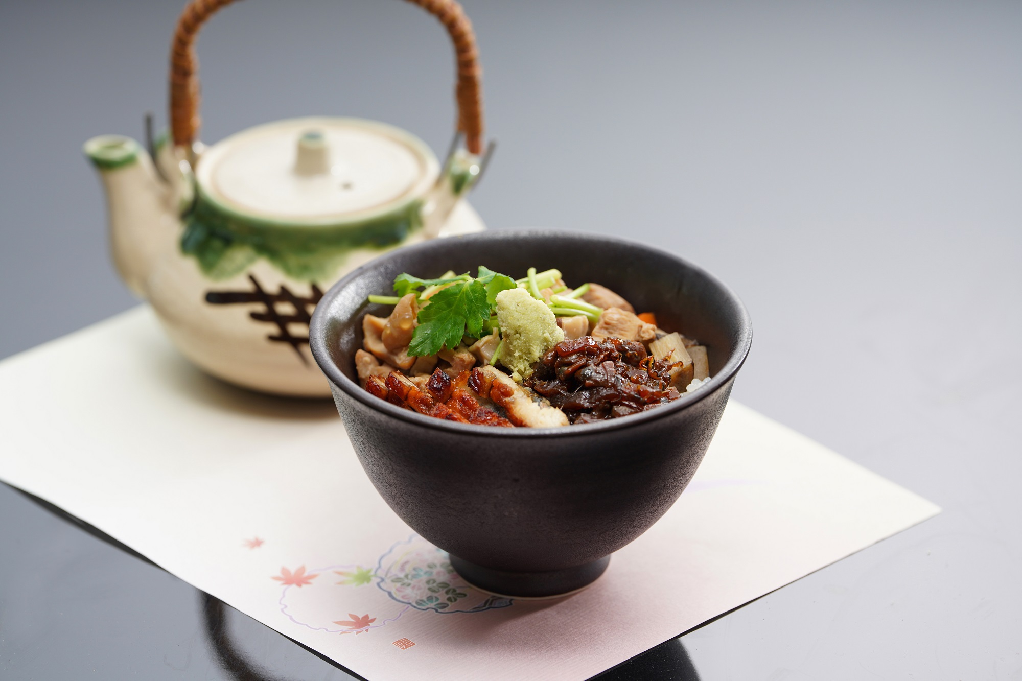 【夕食】＜ 秋の美味御膳＞うずめ飯（具材は宍道湖産しじみ、国産うなぎかば焼きなど）