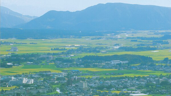 内牧温泉の風景