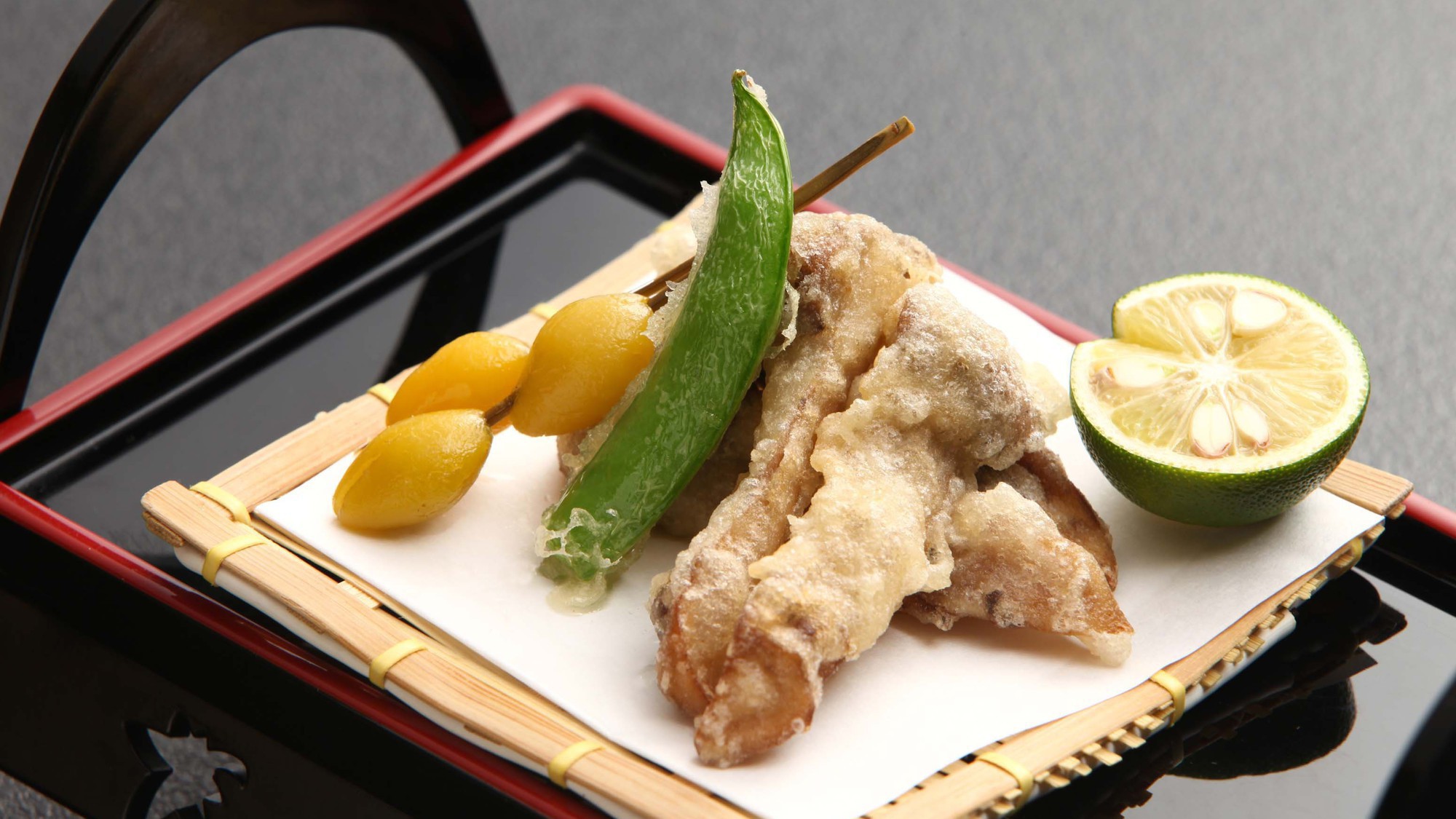 【秋の味覚】松茸の天ぷら