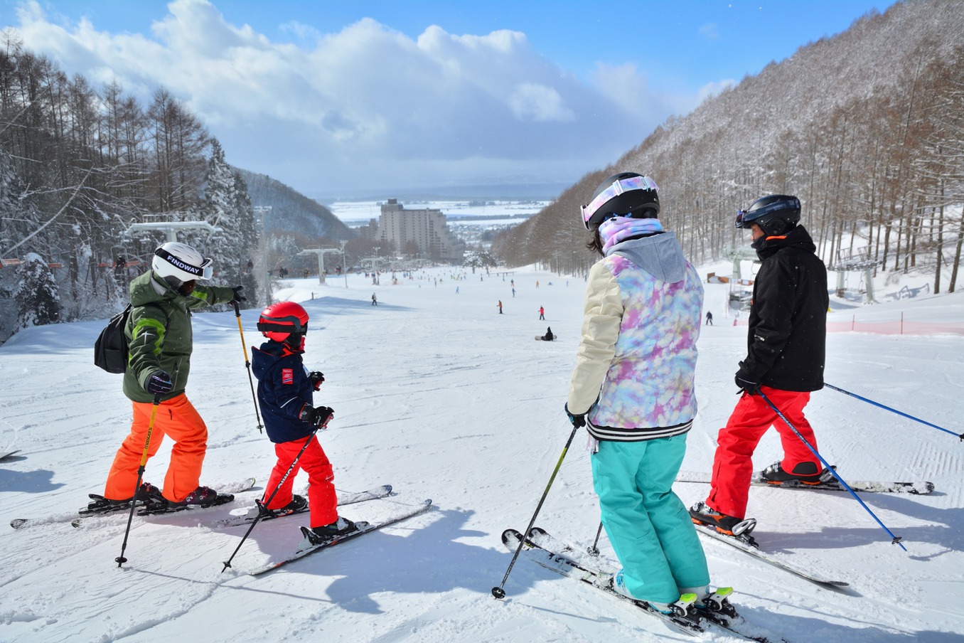 家族でスキー旅行