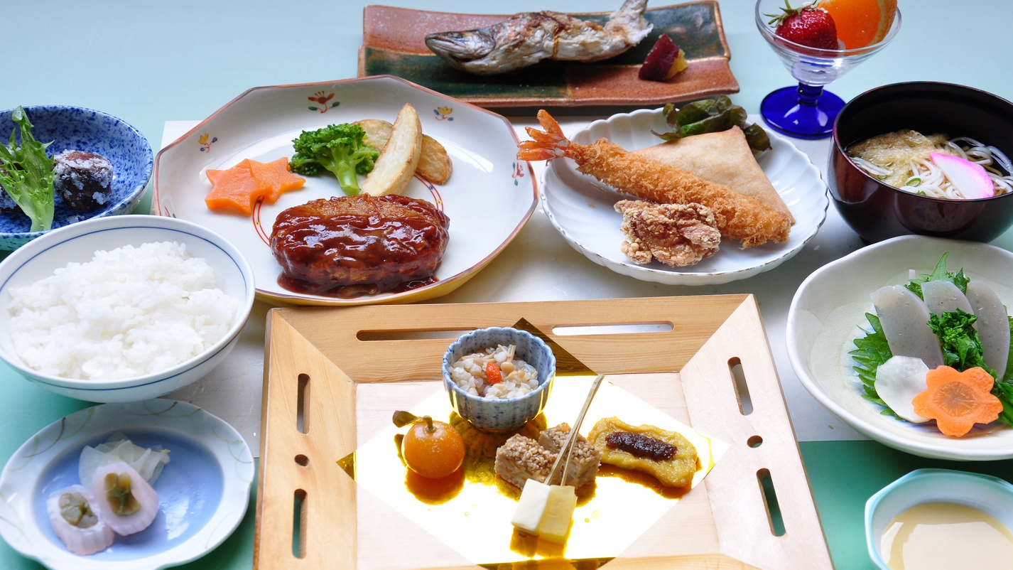 大人に準ずるお子様２食夕食内容 ※朝食は大人と同じ内容