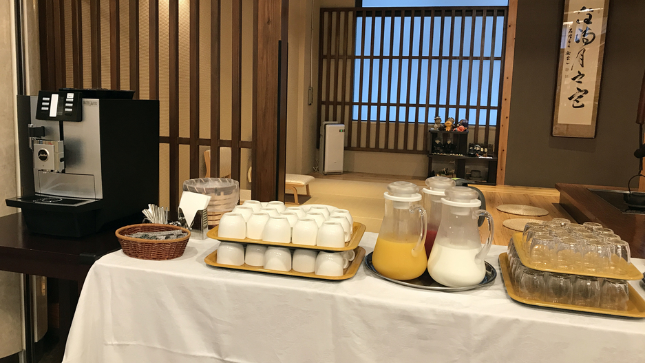 モーニングドリンクサービス